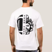 Football Mama  Shirt (Achterkant)