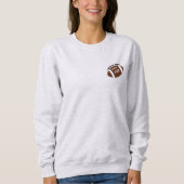 Football Maman Sweatshirt Dans Mon Football Maman  (Devant)