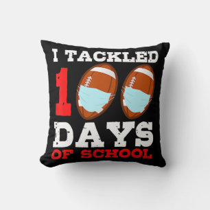 Football maskers Fun 100 dagen schoolleraar Kussen