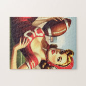  Football Meisje Legpuzzel (Horizontaal)