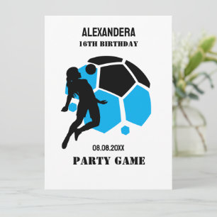 Football Meisje Verjaardag Football Speler Party G