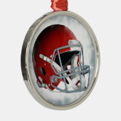 Football Metalen Ornament (Rechts)