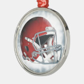 Football Metalen Ornament (Links)