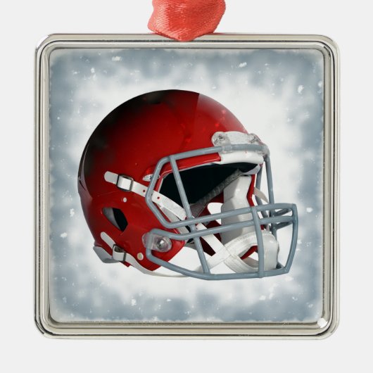Football Metalen Ornament (Voorkant)