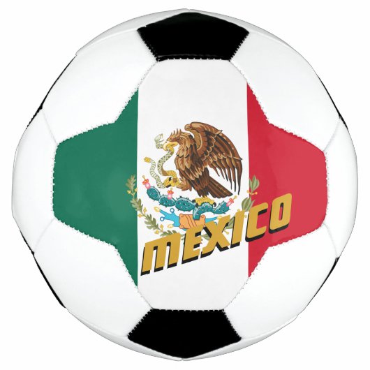 Football mexicain & Drapeau mexicain / Sports (Devant)