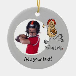 Football moer gepersonaliseerde foto Ornament