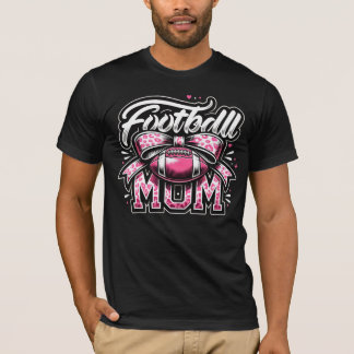 Football Mom T-Shirt voor Trotse Spel Dag Moeders