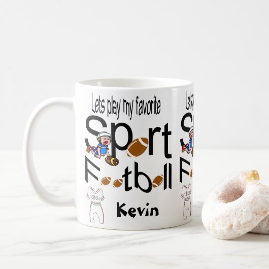 Football Mugs Sports (Avec donut)
