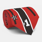 Football Mum Necktie Maroon Stropdas (Opgerold)