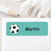 Football nom de sport enfants Étiquette (En situation)