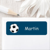 Football nom de sport enfants Étiquette (En situation)