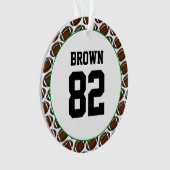 Football Nom Numéro Équipe Couleurs Sports moderne (devant)