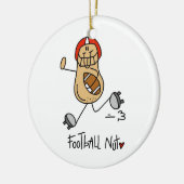 Football Nut T-shirts en geschenken Keramisch Ornament (Links)
