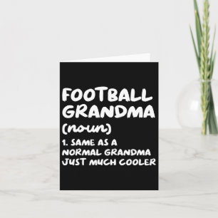 Football oma definitie grappig kaart