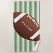 Football Ontwerphanddoek Strandlaken (Voorkant)