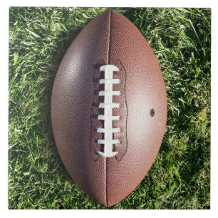 Football op gras tegeltje