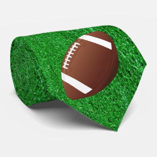 Football op Grass Print stropdas