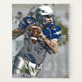 Football op maat planner (Achterkant)