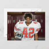 Football op school briefkaart (Voorkant / Achterkant)