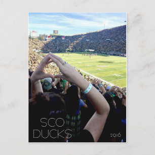 football Oregon 2016 Briefkaart
