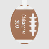 Football Ornament (achterkant)