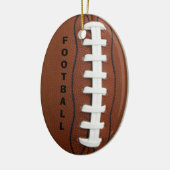 FOOTBALL ornament! Keramisch Ornament (Links)