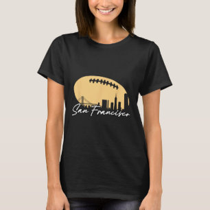 Football overzicht van uw stad San Fran T-shirt