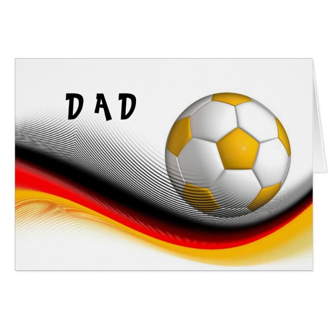 Football papa (Voorkant Horizontaal)