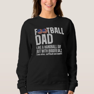 Football papa als een handbal papa maar met groter trui