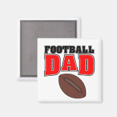 Football Papa Magnet (Recto/Verso)