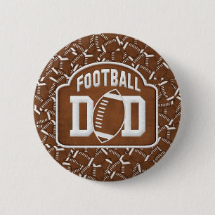 Football papa ronde button 5,7 cm