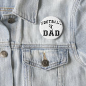 Football papa ronde button 5,7 cm (In situ)