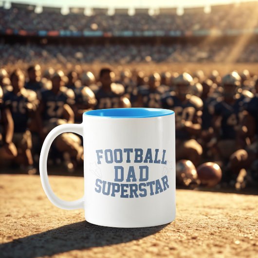 Football Papa Superstar Café Mug
