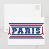 Football Parijs Briefkaart (Voorkant / Achterkant)