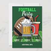 Football Partij Groen Kaart (Voorkant)