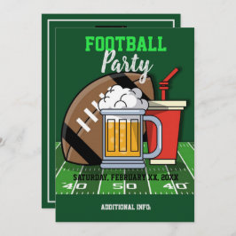 Football Partij Groen Kaart