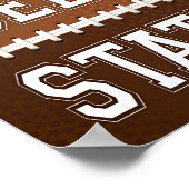 Football Partij VERZELFDE STATION Sign Print (Hoek)