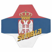 Football patriotique serbe & Drapeau serbe / Sport (Plat)