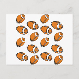 football patroon briefkaart