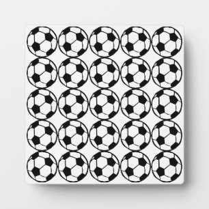 Football patroon fotoplaat