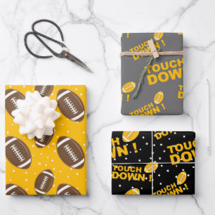 Football Patroon Inpakpapier Vel