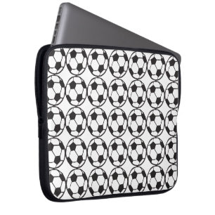 Football patroon laptop sleeve