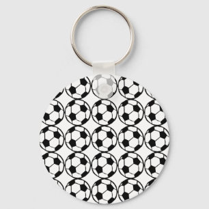 Football patroon sleutelhanger
