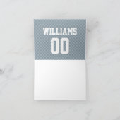 Football Pennant Carte de remerciements (Intérieur)