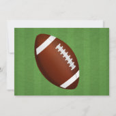 Football Photo Anniversaire Fête Invitation (Dos)