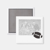 Football Photo Magnet Keepsaké (Recto/Verso)