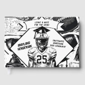 Football Player-Afstuderen Gastenboek (Voorkant)