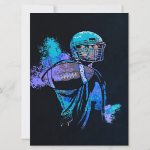 Football Player Canvas afdrukken