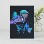 Football Player Canvas afdrukken (Staand voorkant)
