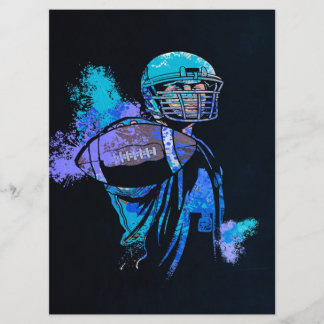 Football Player Canvas afdrukken Menu